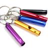 Small Multifunctional Aluminum Emergency Survival Whistle Keychain Camping Hiking Outdoor Tool Training Whistle