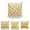 Luxurious Mustard Yellow Geometric Pillow Case For Fall And Autumn Decor