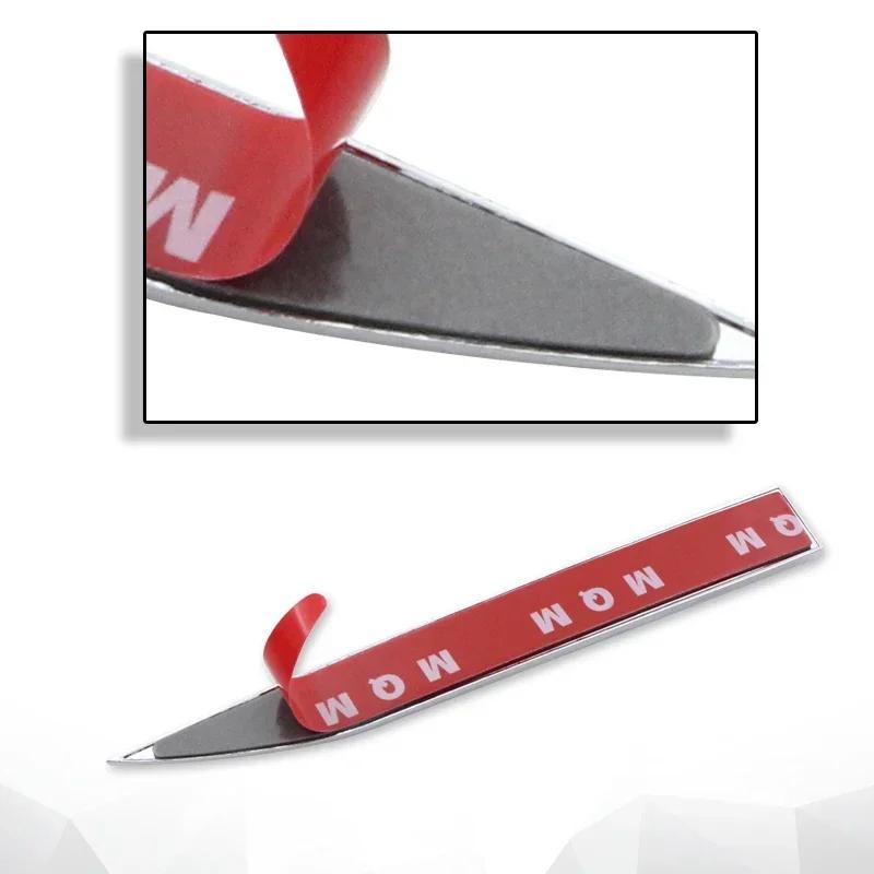 2025 Hot 2pcs Fashion NEW Stainless Steel Car Blade Car Body Waterproof Sticker For Bmw X1 X3 X5 X6 Z4 F10 F20 F30 E36 E39 E46 E