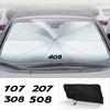 Suitable for Peugeot 206 207 208 301 307 308 406 407 408 508 2008 3008 5008 108 607 4008 Rifter 107 306 car windshield parasol