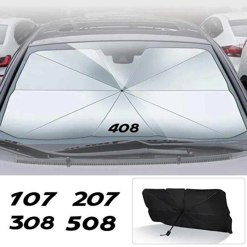 Suitable for Peugeot 206 207 208 301 307 308 406 407 408 508 2008 3008 5008 108 607 4008 Rifter 107 306 car windshield parasol