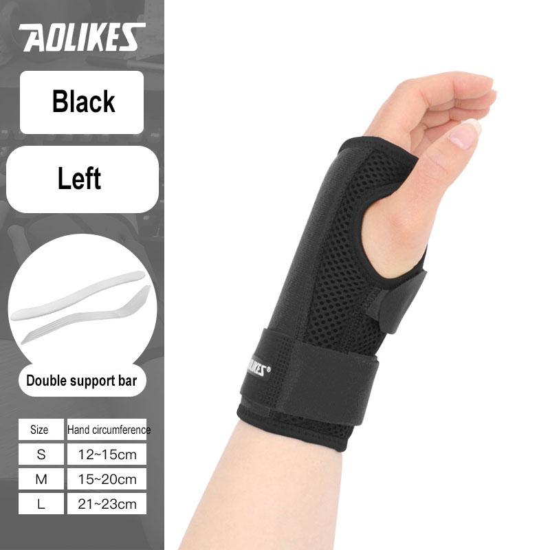 Aolikes Wrist Brace with Splint Support for Carpal Tunnel Arthritis Sprain Recovery Pain Relief