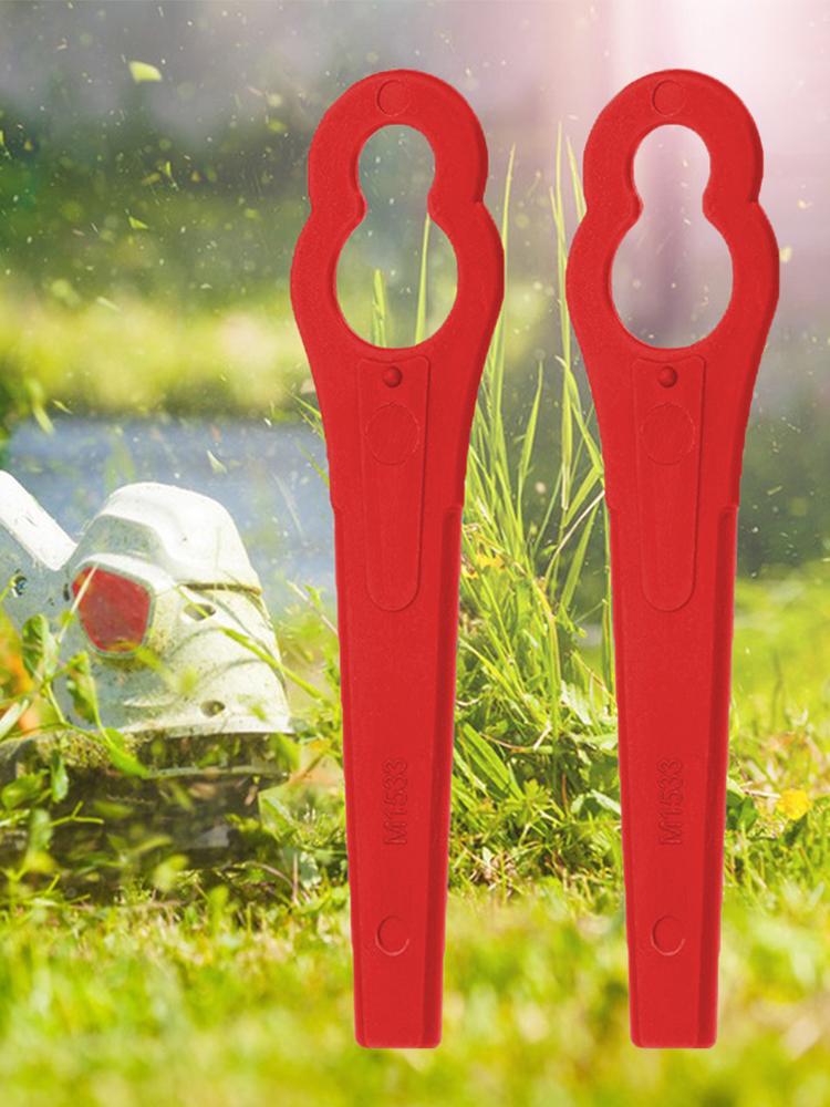 20/60/100/120pcs Strimmer Blades Plastic L83 Cutter Blades Fast Cutting Grass Trimming Machine Blade for Cordless Grass Trimmer