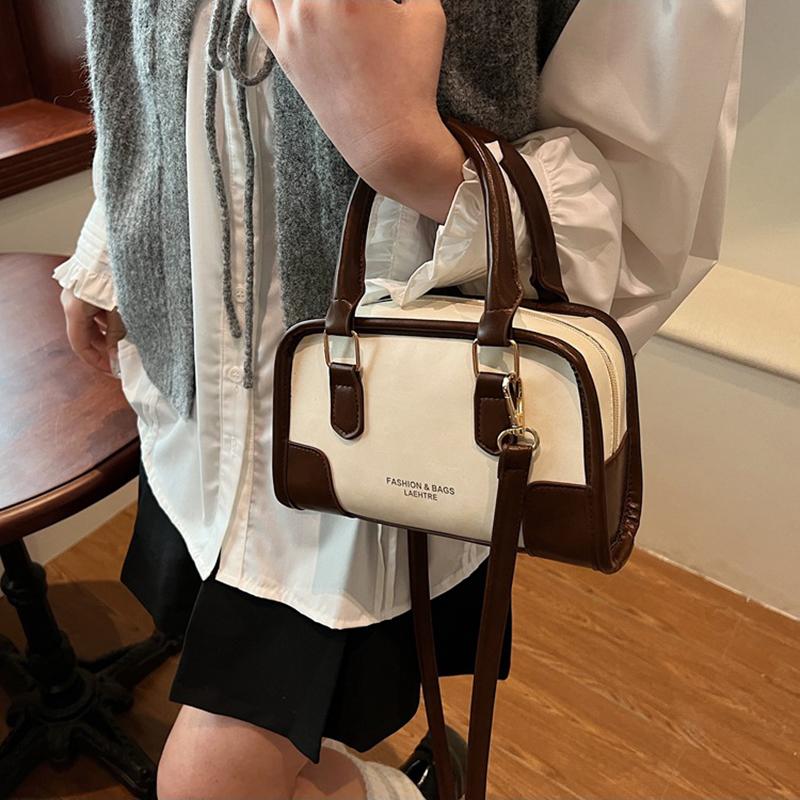 Retro Minimalist Small Square Crossbody Bag Spring Summer New Handheld Women's Fashion Versatile Quality Handbag
