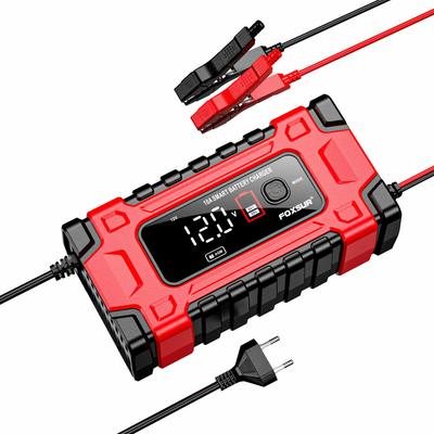 Awtools Em Prostownik Foxsur 12V&24V 10A Lcd