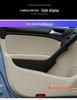 Volkswagen Golf 6 Door Panel Leather Wrap - Armrest Cover for Interior Renovation.