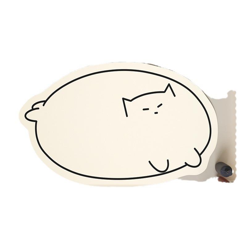 Simple Diatom Mud Floor Mat for Household Bathroom Floor Mat for Bathroom Absorbent Foot Mat for Entrance Entrance Door Mat