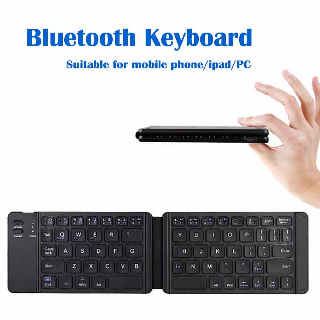 

Портативная складная клавиатура Ультратонкая беспроводная складная Bluetooth-клавиатура для IOS Android Windows