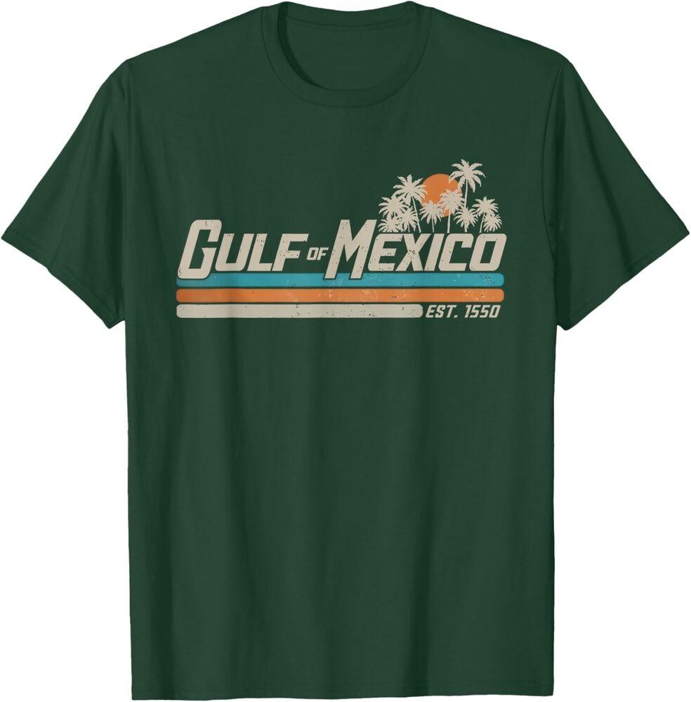 

Vintage Gulf of Mexico Since 1550 Retro Vintage Beach Unisex T-Shirt S