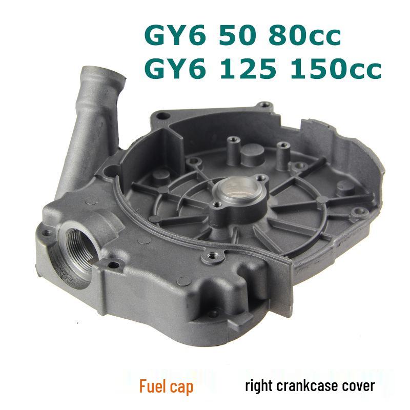 Víčko plnicího otvoru motorového oleje a kryt strany magneta motoru GY6 pro skútry 48cc, 125cc, 150cc