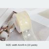 New 10 Yards Silk Ribbon Gift Wrapping Bouquets 4cm Gifts Packaging Material Wave Edge Pleated Chiffon Ribbon