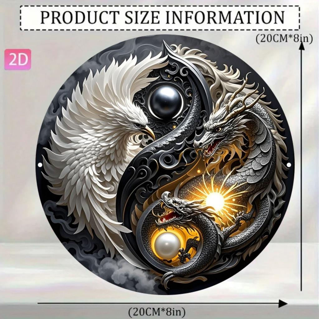 2D Flat Metal Wall Sign Decor