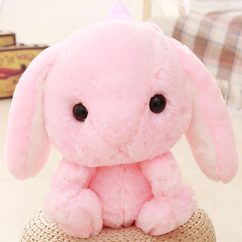 Cute Cartoon Rabbit Shoulder Bag Shoulder Bag Furry Toy Backpack Children's Holiday Gift Christmas Gift