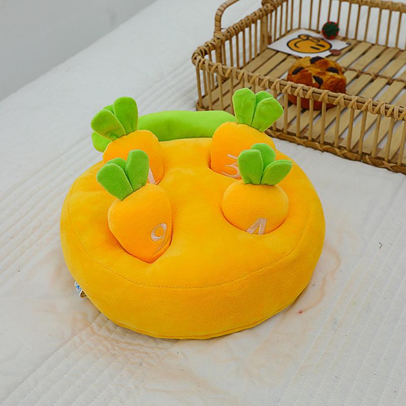 

Креативные игрушки для вытягивания редиски, Функциональный пазл, Плюшевая кукла для 6-месячного малыша, Морковь, Младенец, Образование в раннем детстве