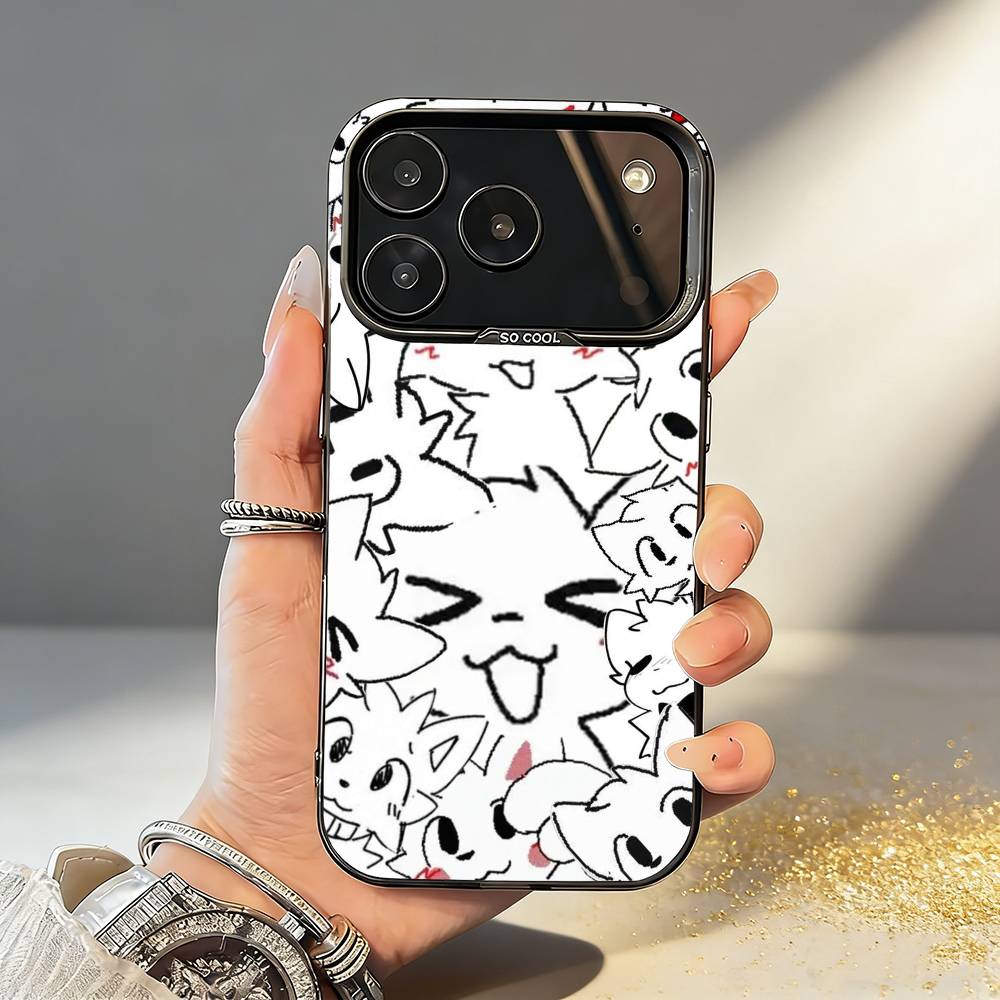 1PC Cute B-Boykisser Phone Case For iPhone17,16,15,14,13,12,11,Pro,MAX Gray Matte Silicone Black Cover