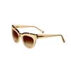 Kate Young Women S 50mm Beige SunglaSSeS Champagne
