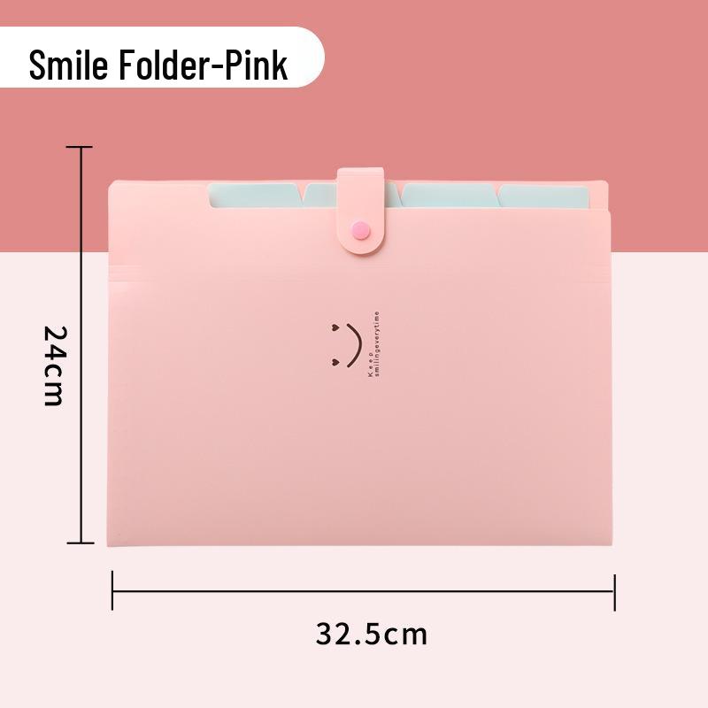 A4 Plastic Accordion File Folder for Students & Office Use