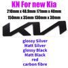 1pcs KN ABS Car Front Logo Sticker For New Kia Rear Bumper Tail Door Trunk Sticker Car Rear Emblem Sticker Styling Accessories Bhmcg60