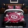 Servette FC Design Bed Bedding Set 1 Duvet Cover + 2 Pillowcases Soft Breathable Household Bed Linens