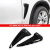 Für BMW Xdrive Emblem X5 F15 X5M F85 Haifischkiemen 3D Aufkleber Seitenkotflügel Lüftungsschlitz Dekoration Auto-Styling Autozubehör