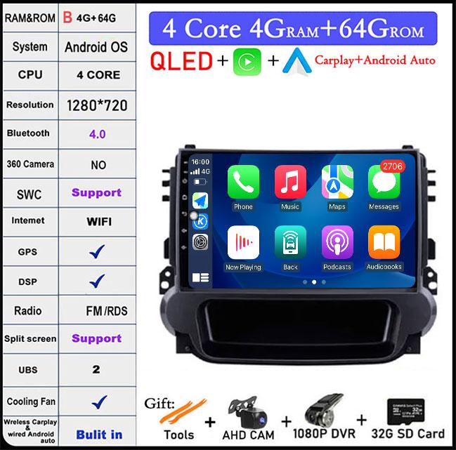 9''  For Chevrolet Malibu 2012-2015 Android 14 Car Radio Stereo Multimedia Auto Radio Video DSP Player Navigation GPS