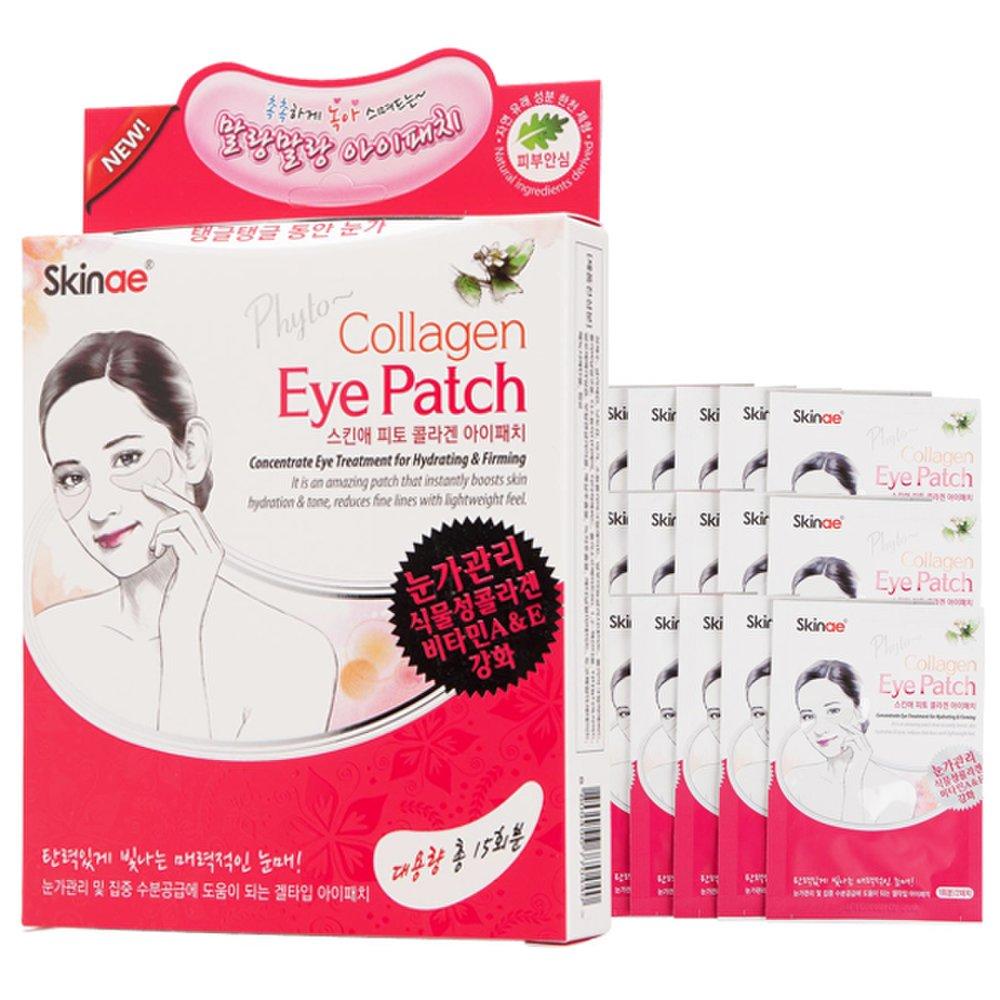 SKINAE Phyto Kollagen Augenpads Großpackung 15 Stück (30 Pflaster)