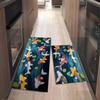 1Pcs Anti Fatigue Kitchen Rugs, Fish Print Waterproof Non-Slip Thick Cushioned Kitchen Mat Heavy Duty Comfort Standing Mat for Kitchen