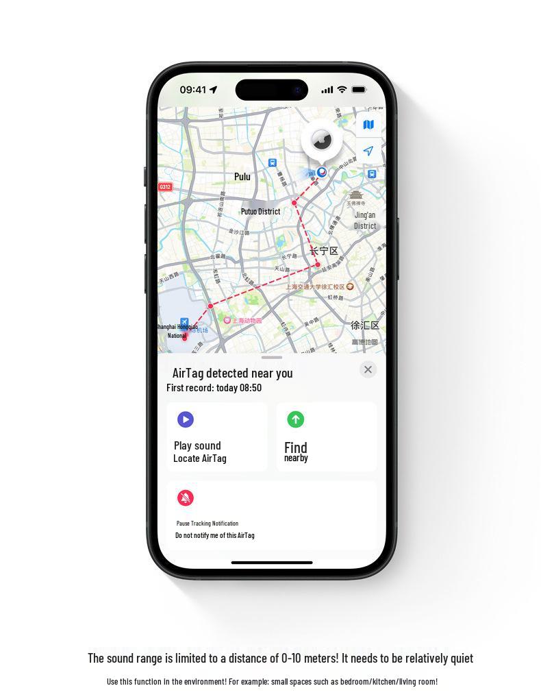 Universal AirTag Pet Tracker for Apple Find My System