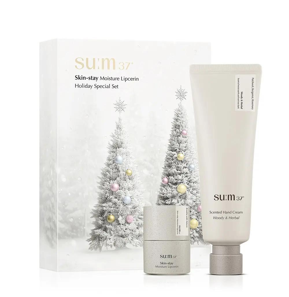 Skin-Stay Moisture Lipcerin Праздничный Специальный Набор Корейский Бренд Luxe Магазин