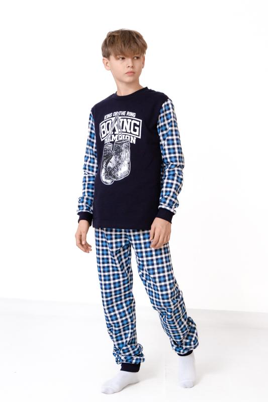 Pajama Set – Boys' Cozy Nightwear, Gentle & Breathable, Demi-season 6076-024-33-1-1 HC