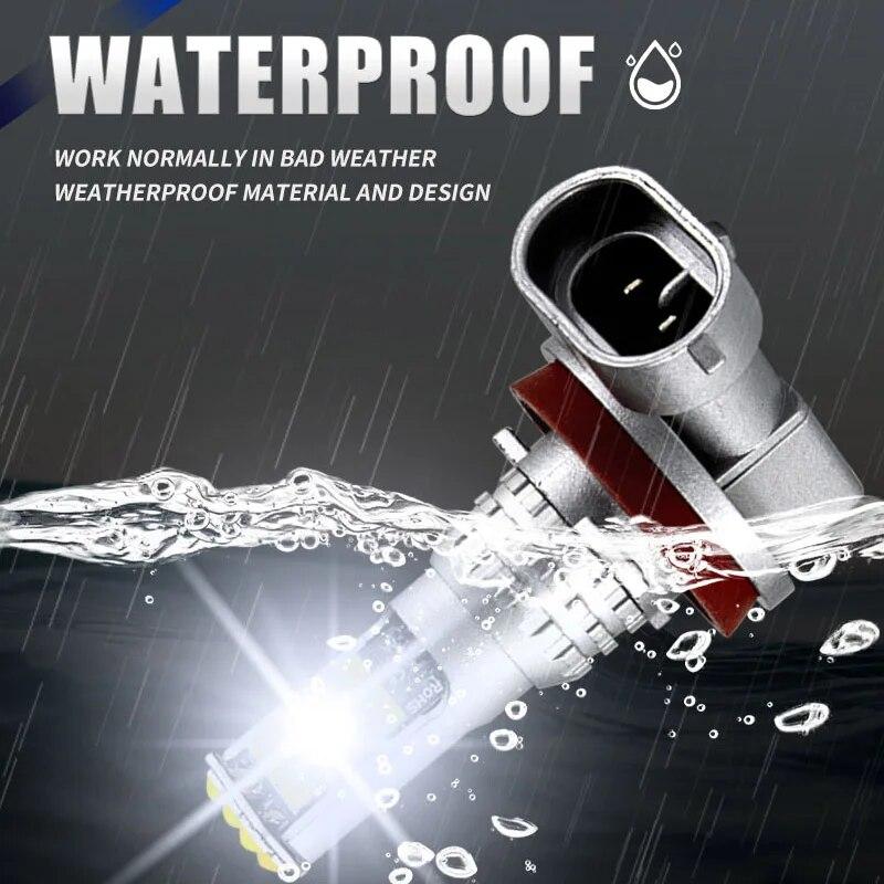 2pcs Led Car Fog Lamp For Renault Kadjar 2015 2016 2017 2018 2019 2020 2021 Front Fog Light Bulb Car Accessories Canbus