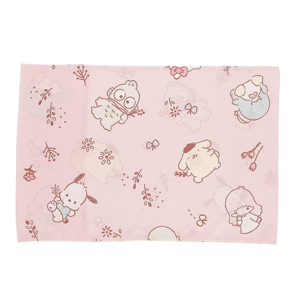 Marushin Cover Set featuring Sanrio Characters and Nakayoshi featuring a cute character fitted and Stylish Set 3-Piece Flowers, design, pillow, sheet,