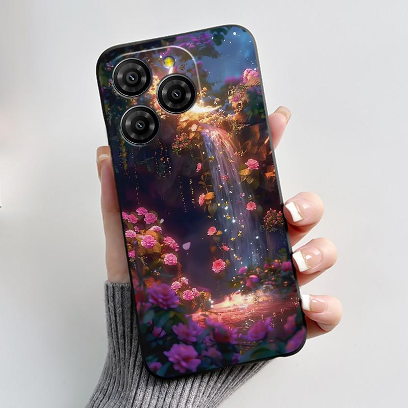 For Blackview Shark 9 5G Case Cute Funny Love Heart Rabbit Soft Silicone Protective Back Cover For Black View Shark 9 Phone Case