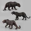 Pvc Solid Wildlife Park Black Panther Child Simulation Animal Model Ornament Static Doll