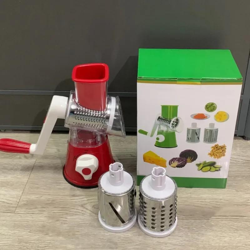 1pc Household hand stirring meat crusher blade roller hand vegetable cutter Plastic mincing meat kitchen mincing garlic