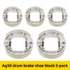 Battery-powered vehicle AG50 front wheel drum brake pads, universal 90 brake shoe blocks, small drum brake pads