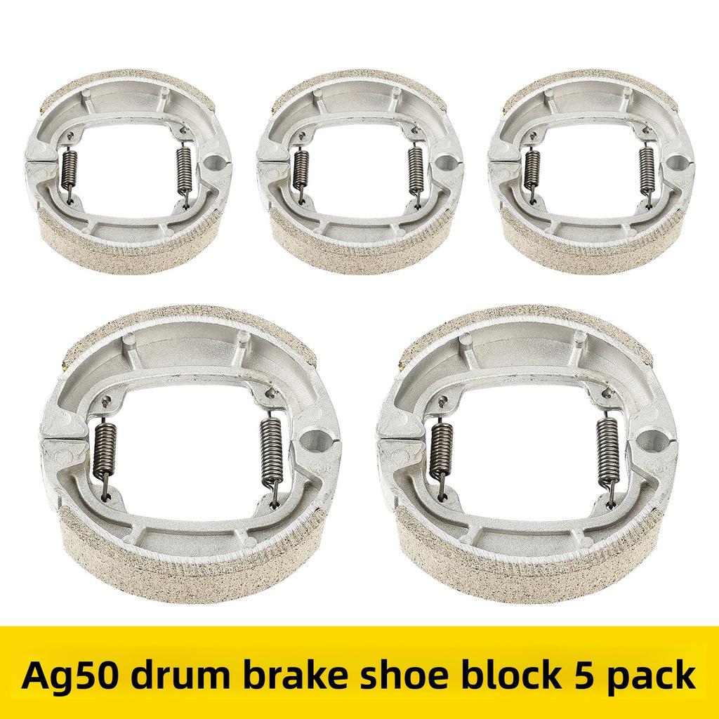 Battery-powered vehicle AG50 front wheel drum brake pads, universal 90 brake shoe blocks, small drum brake pads