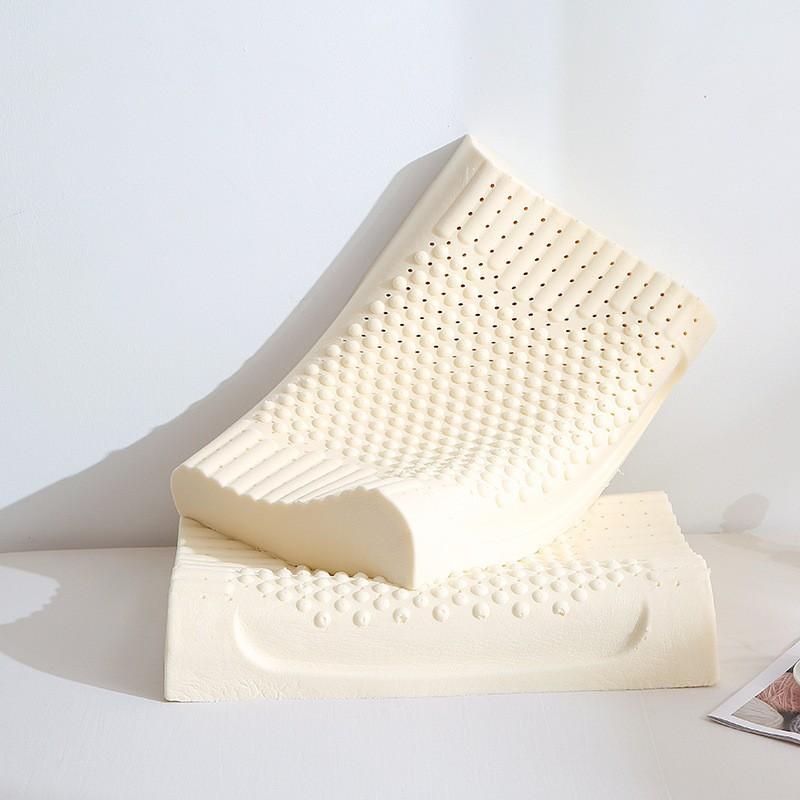 Thai Natural Latex Pillow for Adults Cervical Vertebra Massage Pillow Core Pillow for Comfortable Sleep