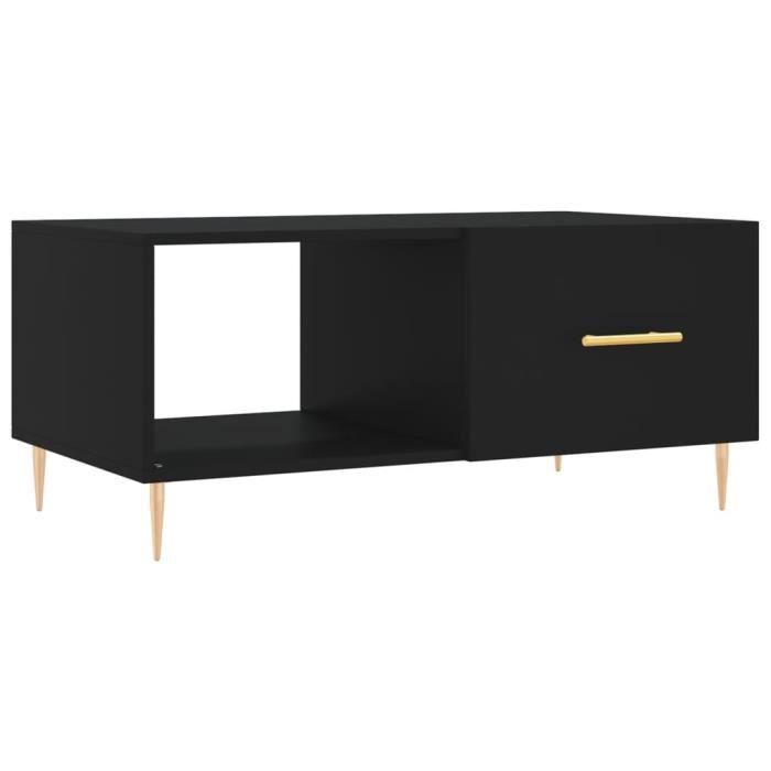 VidaXL Coffee Table Black 90x50x40 Cm Engineered Wood 829197
