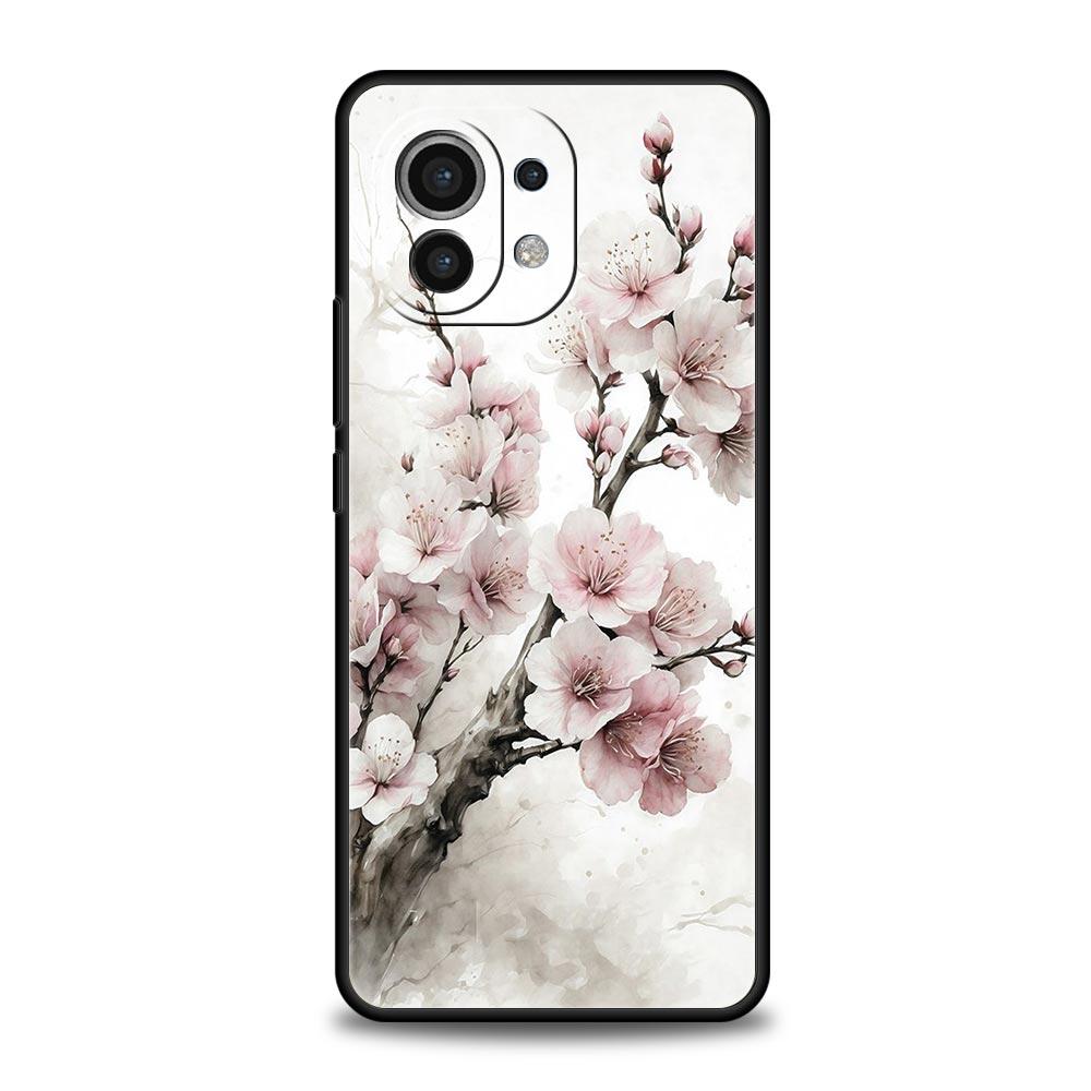 Cherry Blossom Tree Phone Case For Xiaomi 14 13T 12T Pro 12 13 11 Ultra Mi Note 10 Lite 10T 5G 11X Pro 11T 11i 9T Silicone Cover