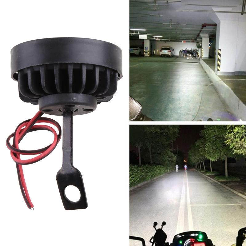 2Pcs Scooter ATV Auxiliary Fog Spot Light 6 LED  LED Motorcycle Driving Lamp