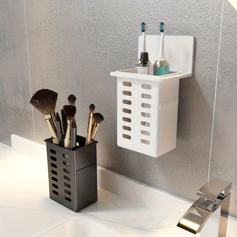 1 functional toothpaste bathroom toothbrush stand wall-mounted toothbrush storage rack bathroom storage rack