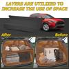 Retractable Cargo Cover Rear Trunk Security Shield Shade Luggage Curtain for Toyota Corolla Cross 2022-2024