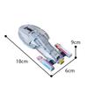 BuildMoc Technical Voyager Star Trek Starship Model Building Blocks Assembly Bricks Kids Educational DIY Toys Boy Birthday Gifts