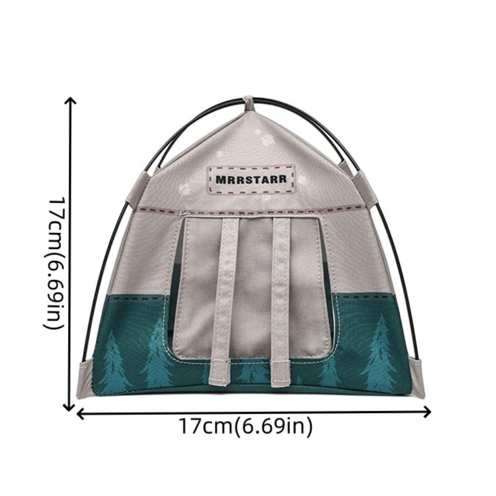 1:12 Scale Camping Tent Model Oxford Cloth Doll Small Tent Simulated Outdoor Tent Kids Toy