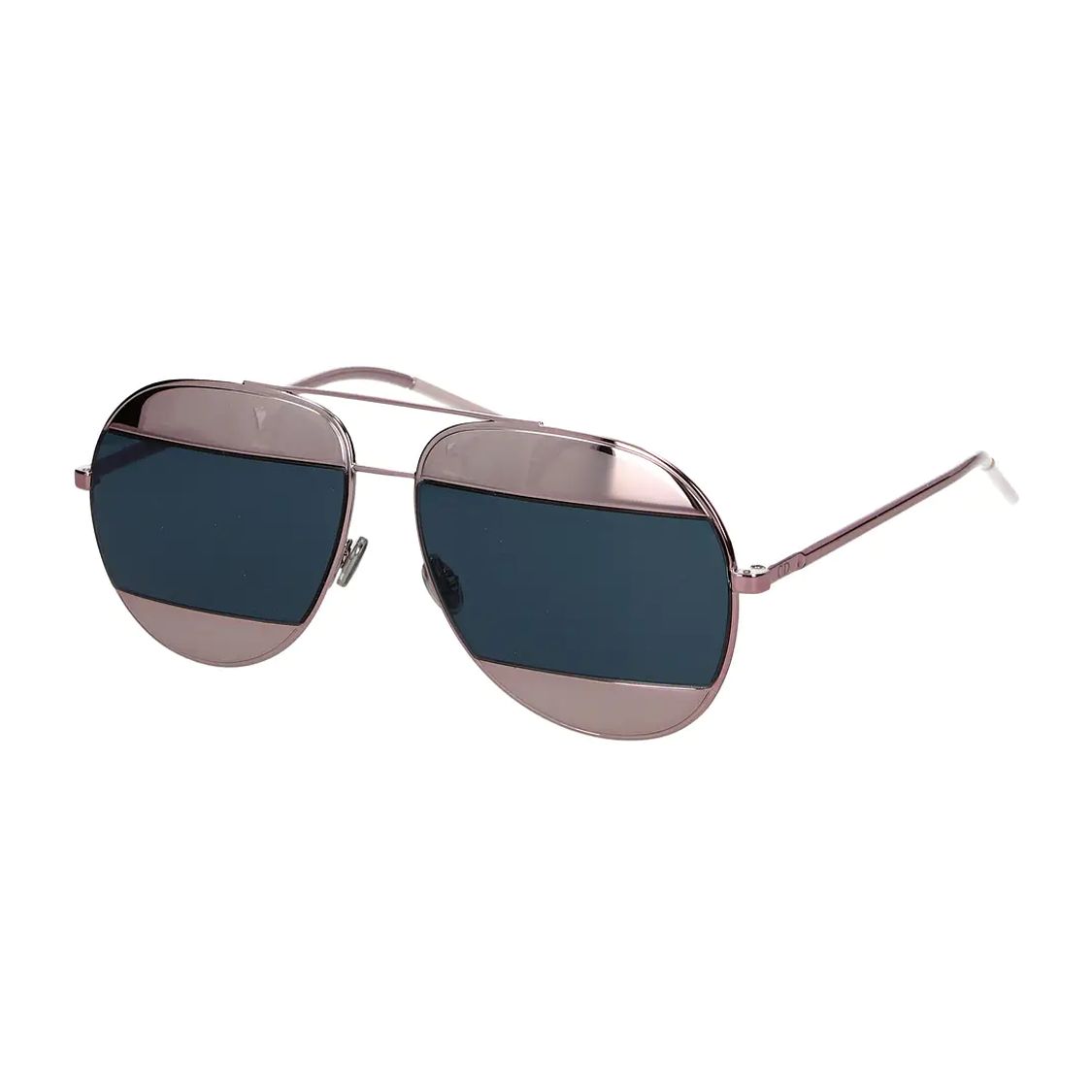 

Dior Color Block Lens Aviator Sunglasses Women sunglasses DIORSPLIT1-02T8F Pink,59