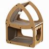 Cat Scratcher House Snug Pet Furniture Comfortable for Living Room, Indoor Cats