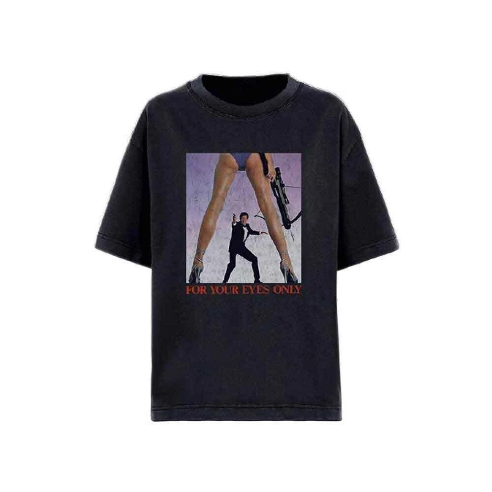James Bond 007 For Your Eyes Only T-Shirt Black New S