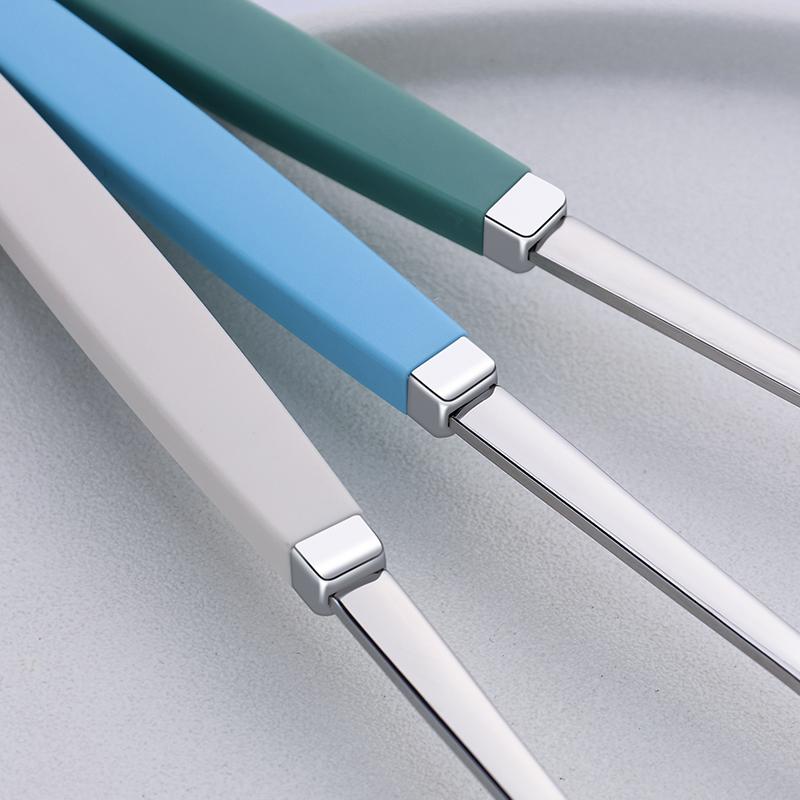 Set Tacâmuri Coreene Oțel Inoxidabil 304 Set Tacâmuri de Înaltă Calitate Set Cină Set Lingură Bețișoare Veselă 8 Buc Seturi Tacâmuri