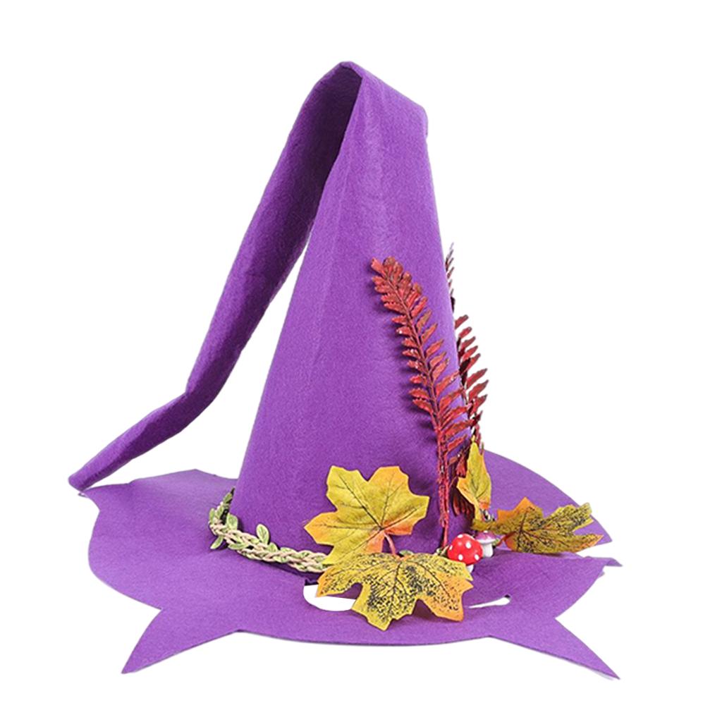 Halloween Witch Hat,Fashion Costume Witch Hat,Women Cosplay Props for Halloween Christmas Party
